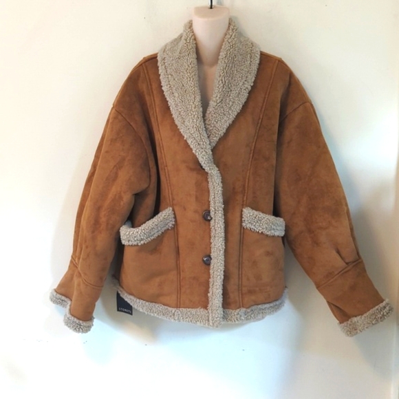 Storets Ava Faux Shearling Jacket S/M - Picture 9 of 16
